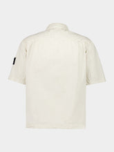 Stone Island Sand Beige Compass Patch Overshirt