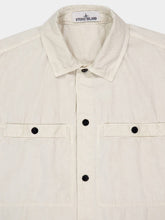 Stone Island Sand Beige Compass Patch Overshirt