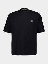 Stone Island Black Compass Patch Short-Sleeve T-Shirt