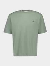 Sage Green Combed Organic Cotton Jersey T-Shirt | PDP - Fashion Clinic