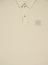 Stone Island Beige Cotton Crepe Jersey Polo Shirt
