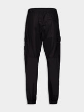 Stone Island Black Stretch Cotton Cargo Trousers