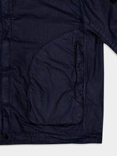 Stone Island Navy Blue High-Neck Nylon Jacket