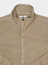 Stone Island Brown High-Neck Nylon Jacket