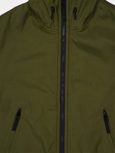 Stone Island Military Green Zipped Cotton Jacket