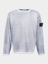 Stone Island Light Grey Hand Light Organic Cotton Crewneck Jumper