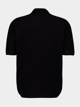 Stone Island Black Soft Organic Cotton Polo Shirt