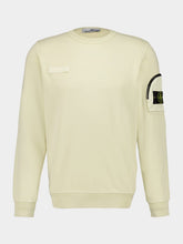 Stone Island Avena Crewneck Sweatshirt with Zip Sleeve Pocket