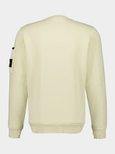 Stone Island Avena Crewneck Sweatshirt with Zip Sleeve Pocket