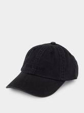 Black Brushed Cotton Baseball Cap