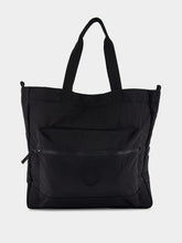 Stone Island Black Nylon Tote Bag