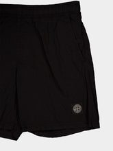 Stone Island Black Compass Patch Swim Shorts