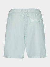 Grey Green Mid-Length Swim Trunks