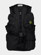 Stone Island Black Membrana 3L Utility Vest