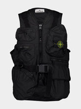 Stone Island Black Membrana 3L Utility Vest