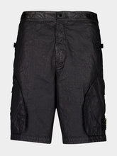 Stone Island Black Comfort Fit Cargo Trousers
