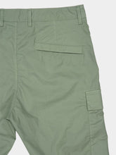 Stone Island Sage Green Stretch Cotton Cargo Bermuda Shorts