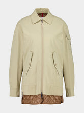 Moncler Beige Felci Padded Cotton Shirt Jacket