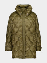 Moncler Olive Green Lombi Quilted Down Jacket