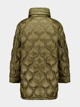 Moncler Olive Green Lombi Quilted Down Jacket