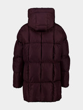 Moncler Burgundy Darbon Puffer Jacket