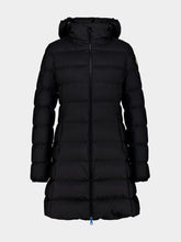 Moncler Black Gie Hooded Long Down Jacket