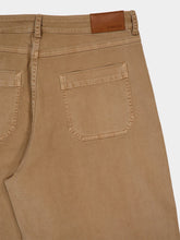 Moncler Light Beige High-Waisted Wide-Leg Trousers