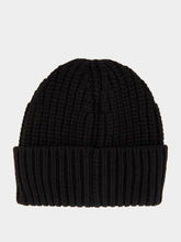 Moncler Black Wool-Cashmere Beanie