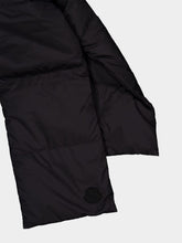Moncler Black Hooded Down Scarf