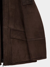 Stone Island Dark Brown Shearling Ghost Jacket