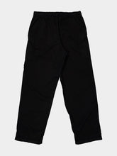 Stone Island Black Relaxed Fit Trousers with Logo