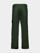Stone Island Juniper Green Stretch Cotton Chinos