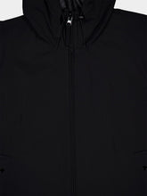 Stone Island Black Soft Shell Hooded Jacket
