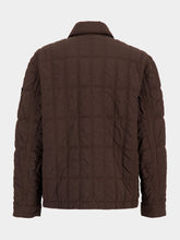Stone Island Dark Brown Quilted Zip Jacket