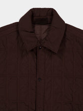 Stone Island Dark Brown Quilted Zip Jacket