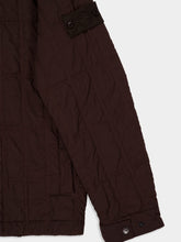Stone Island Dark Brown Quilted Zip Jacket