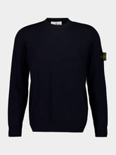 Stone Island Navy Blue Light RWS Wool Jumper