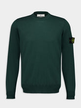 Stone Island Juniper Green RWS Wool Crewneck Jumper