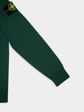 Stone Island Juniper Green RWS Wool Crewneck Jumper