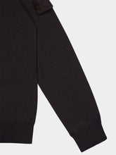 Stone Island Dark Brown Wool Long-Sleeve Polo Jumper