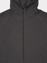 Stone Island Dark Grey Cashmere Zip-Up Hooded Jumper