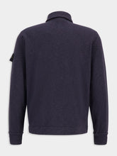 Stone Island Ink Blue Long-Sleeve Polo Sweatshirt