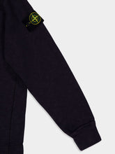 Stone Island Ink Blue Long-Sleeve Polo Sweatshirt
