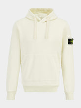 Stone Island Ivory Organic Cotton Fleece Sweatshirt