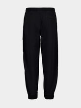 Stone Island Black Organic Cotton Fleece Joggers