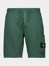 Stone Island Green Cotton Casual Bermuda Shorts