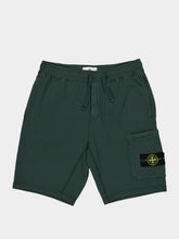 Stone Island Green Cotton Casual Bermuda Shorts