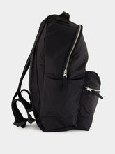 Stone Island Black Coated Nylon Metal ECONYL® Backpack