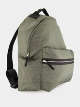 Musk Green Nylon Metal Backpack
