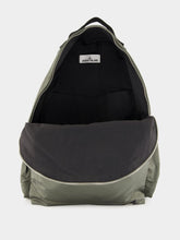 Stone Island Musk Green Nylon Metal Backpack